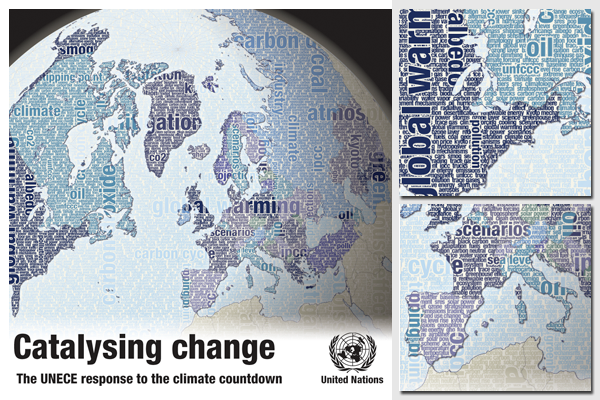 UNECE and climate change, report cover UNECE and climate change, report cover