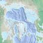 Arctic ocean basemap in portfolio